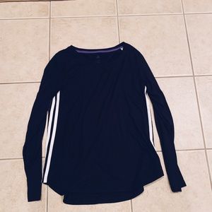 black with white stripes adidas long sleeve